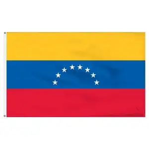 Groothandel Nieuwe 7 Sterren Venezuela Republiek Venezuelan 3 Ft X 5 Ft Bannervlag