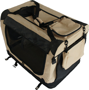 Jaula Plegable de Alta Calidad para Mascotas, Perros y Gatos, Interior y Exterior, con Laterales Suaves, Transpirable y Antiarañazos - Product Image 4