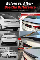 Kit carrosserie Perfiply style V en fibre de carbone véritable, aileron arrière pour AUDI A3 S3 RS3 8V 2013-2021, aileron de coffre