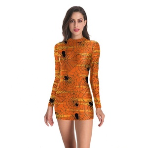 Costume d'infirmière <span class=keywords><strong>zombie</strong></span> d'Halloween, robe courte sexy ajustée pour femme, pour fête costumée - Product Image 5