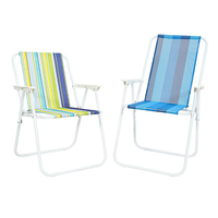 Haute qualité OEM Portable Double chaise pliante personnalisé Camping plage parc pêche chaise de plage pliante