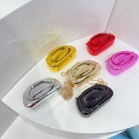 Nouvelle Pochette de Soirée Chic et Luxueuse pour Femme, en Acrylique, avec Chaîne, Mini Étui à Rouge à Lèvres, Sac Bandoulière Exquis