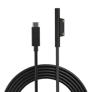 150 ס "מ זכר כדי USB-C סוג pd סוג c ל עבור פרו 3/4/5/6 משטח הספר מחבר ספר 12v 15v כבל מטען נייד