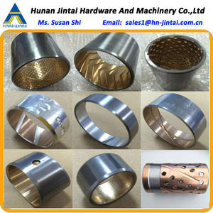 ร่องน้ำมัน CuAl10Ni5Fe5ร่องทองเหลืองทรงกระบอกหล่อลื่นในตัว - Product Image 6