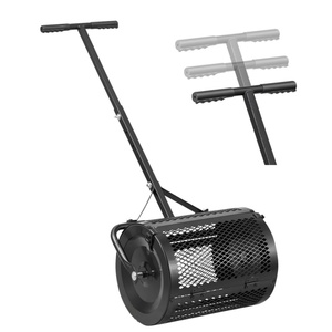 Rodillo para Turfa <span class=keywords><strong>de</strong></span> Jardín <span class=keywords><strong>de</strong></span> Acero con Recubrimiento en Polvo, Rodillo Resistente para Semillas <span class=keywords><strong>de</strong></span> Césped para Plantación y Siembra - Product Image 1
