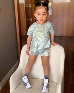 Nuevo Conjunto Deportivo de Verano para Niñas, Conjunto de Pantalones Cortos de Ciclismo con Estampado Tie-Dye, Conjunto de Dos Piezas Informal para Niños - Product Image 3