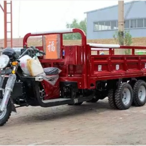 Tricycle de transport motorisé à 9 roues et 2 essieux de 350 cm³ / Tricycle de transport à benne basculante à 9 roues et double essieu arrière de 350 cm³ - Product Image 2