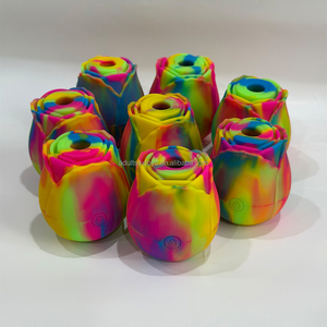 Usine de jouets sexuels Rose : Vente en gros de vibrateurs roses lumineux arc-en-ciel qui brillent dans le noir pour femmes - Product Image 2
