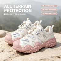 Chaussures décontractées unisexes respirantes en maille avec lacets élastiques à libération rapide, protection du bout du pied et antidérapantes