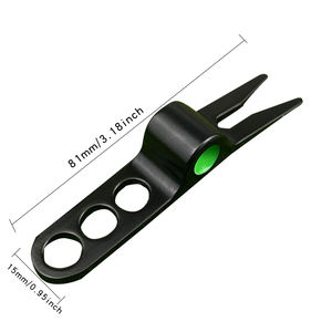 Outil de réparation de divot de <span class=keywords><strong>golf</strong></span> multifonctionnel avec logo <span class=keywords><strong>personnalisé</strong></span> Outil de divot de style sifflet en alliage de zinc avec chapeau argenté noir Accessoires de <span class=keywords><strong>golf</strong></span> - Product Image 3