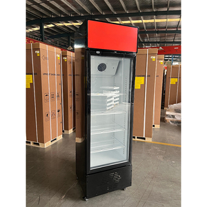 Hiển thị trường hợp cửa duy nhất đồ uống hiển thị mát/đồ uống hiển thị tủ lạnh/siêu thị hiển thị tủ lạnh/tủ đông thẳng đứng - Product Image 1