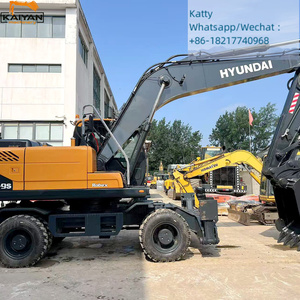 Excavatrices sur pneus d'occasion HYUNDAI R210LC-9S de haute qualité, origine Corée, R210W-9S, 21 tonnes, machine de construction d'occasion - Product Image 4