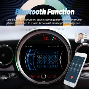 Pantalla Estéreo GPS Android 13 para Auto, para Mini One Cooper R55 R56 Peaceman Mini Clubman 2011 Convertible, Autoradio, Reproductor Carplay DSP - Product Image 4