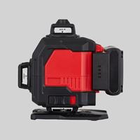 Niveau laser 4D à 16 lignes, faisceau vert 360°, auto-nivelant avec télécommande pour la pose de sols et de plafonds, outil de construction