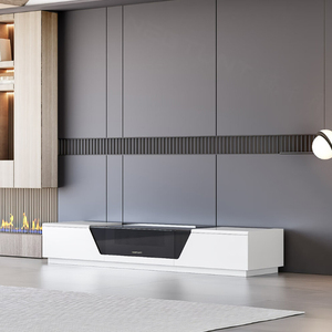 Nectunt R10 Series Luxury Streaming White Smart Laser Tv Cabinet avec motorisé pour projecteur à courte portée - Product Image 3