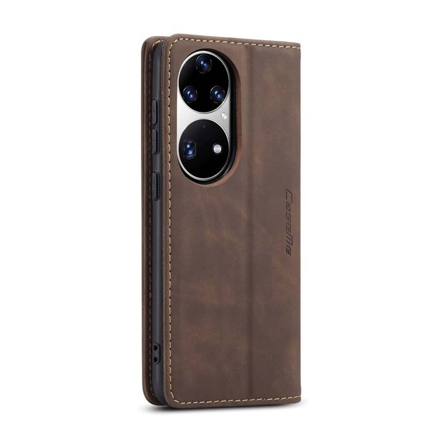CaseMe Magnetic Luxury Durable Card Leather Wallet Flip Case Cover for Huawei P50 Pro