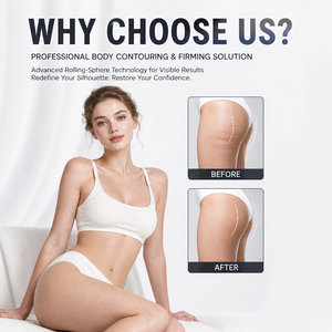Appareil de remodelage corporel multifonction à sphères roulantes avec 7 poignées interchangeables, EMS, chaleur et drainage lymphatique pour spa - Product Image 5