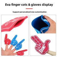 Guantes de Espuma EVA Personalizados para Eventos Deportivos, Protectores de Dedos Engrosados, Accesorios para Animar en Competiciones Deportivas
