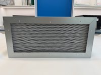 Filter HEPA dengan Kertas Fiberglass H13 H14 Pemisah Aluminium Filter Udara