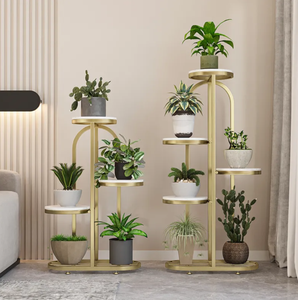 <span class=keywords><strong>Support</strong></span> à <span class=keywords><strong>fleurs</strong></span> moderne multifonctionnel à cinq niveaux en fer sur pied avec étagère <span class=keywords><strong>de</strong></span> rangement <span class=keywords><strong>pour</strong></span> salon balcon exposition <span class=keywords><strong>de</strong></span> plantes - Product Image 4