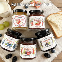 Confiture de Myrtilles en Gros de l'Usine Lotlong, Personnalisable avec Logo et Marque Privée, Matière Première pour Chaînes de Salons de Thé