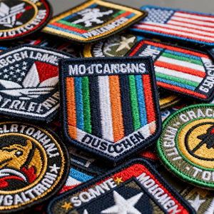 Maßgefertigte Bestickte Gewebte Designer-<span class=keywords><strong>Patches</strong></span> für Trucker-Hüte Cartoon Aufbügelbare Stickerei-<span class=keywords><strong>Patches</strong></span> für Kleidung aus Filzstoff - Product Image 2