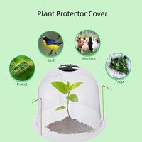 Pot de jardinage en plastique durable, pot de pépinière transparent avec dôme d'humidité pour semis, légumes, plantes succulentes, boutures