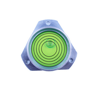 Nivel de burbuja circular triangular de metal Haccury para alineación de equipos médicos - Product Image 2