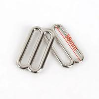Meetee BF087 38mm Accesorios de Ferretería Anillo en O Deslizador Tri-Glide Ganchos Ajustadores de Correas para Sujetador Cierres Metálicos para Bolsos