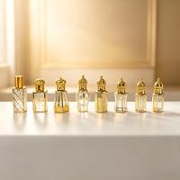 Flacons roll-on en verre de luxe de 3 ml, 6 ml, 10 ml, 12 ml, formes et couleurs variées, rechargeables pour parfum et huile essentielle