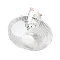 Ventilateur de plafond industriel 16/18 pouces, tête oscillante à 360 degrés, 3 pales, moteur AC, efficacité énergétique, usage commercial