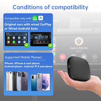 10 Wireless Box prend en charge Google Navigation YouTube Video Player pour Apple Carplay Android Auto 2-en-1 2 + 32GB