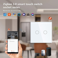 Interrupteur Mural Tactile Connecté Tawoia 1 2 3 4 Gang 10A Europe Zigbee Tuya Alexa pour Maison Intelligente avec Variateur et Rideau, à Wenzhou