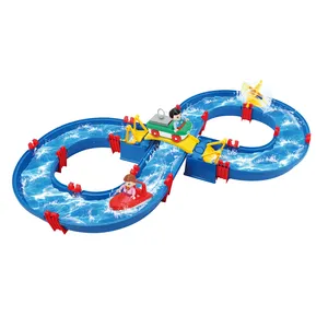 Bemay Toy Outdoor Beach Playing Table Toy for Kids 50pcs Sand And Water Table Set