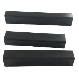 Tubo cuadrado de fibra de carbono de alta resistencia con patrón circular para equipos deportivos y decoración de paredes decorativas - Product Image 1