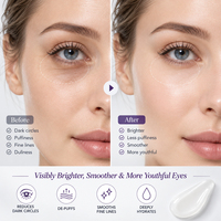 Crème Contour des Yeux Anti-Rides et Raffermissante au Collagène et Peptides Bio – Répare les Ridules – Gel Contour des Yeux à Marque Blanche