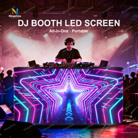 Écran LED de table couleur pleine 2 mm 2,5 mm personnalisé pour stand de DJ de club avec affichage vidéo mural pour intérieur