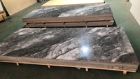 Panneau mural en feuille de marbre PVC SPC imperméable, décor intérieur luxueux et coloré, pour usage hospitalier