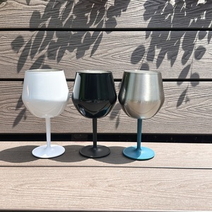 Regalo di Natale e Capodanno: Bicchiere da Vino in Acciaio Inox da 14oz con Stelo Staccabile, Doppia Parete Isolata <span class=keywords><strong>Sottovuoto</strong></span>, Calice da Vino per Feste - Product Image 5