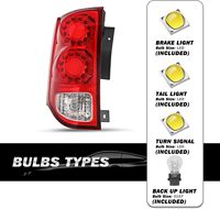 Luces Traseras LED Rojas de Fábrica para Dodge Grand Caravan 2008 2009 2010 2011 2012 2013 2014 2015 2016 2017 2018 2019 2020