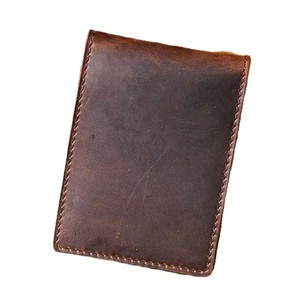 Porte-cartes en cuir véritable rétro vintage pour homme et femme pour permis de conduire Sac d'immatriculation de véhicule - Product Image 6