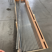 Profil de joint de mouvement antidérapant en aluminium anodisé avec insert en caoutchouc EPDM pour revêtement de sol stratifié commercial