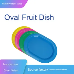 Creative Small Oval PP Tray Modern Sustainable Injection <strong>Storage</strong> Boxes Freshness Preservation for Candy Melon <strong>Seeds</strong> Food <strong>Storage</strong> - Product Image 2