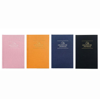Livre de prière personnalisé A5 A6 en tissu/cuir/lin à couverture rigide, 365 jours de remerciement, planificateur, carnet de notes, journal, journal imprimé
