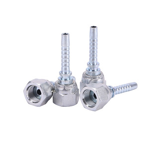 Raccord hydraulique Haiqiwei en acier au carbone, type à clipser, type A impérial, connecteur de tuyau d'huile haute pression - Product Image 1