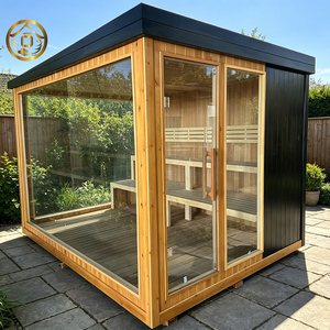 Sauna a vapore e sauna secca a legna per 10 persone, con funzione di bruciatura lontana dal fuoco e drenaggio linfatico, tipo Bagno Turco, Rocky Balboa, Casa Prefabbricata - Product Image 5