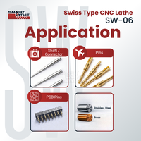 Torno CNC Suizo Smartbrain con Control Multi-Idioma para una Programación Sencilla