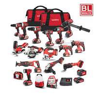 Kit de perceuse sans fil 20V, batterie au lithium, 6 outils, lampe de travail circulaire, scie alternative, outils électriques, kit combiné