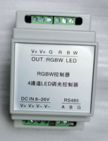 Contrôleur de bande LED RVB couleur pleine MODBUS RS485, gradateur LED, contrôleur de bande LED RVBW WS2811