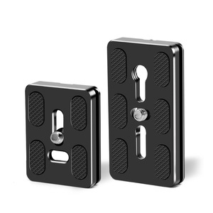 Plaque de fixation rapide PU50 PU70 en alliage d'aluminium pour trépied, pour appareil photo et téléphone - Product Image 1